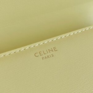 Túi Celine Triomphe Shoulder Bag Rep 11 Cao Cấp Nữ Màu Vàng 18 (2)