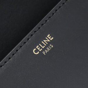 Túi Celine Triomphe Shoulder Bag Replica 11 Nữ Màu Đen 20x12cm (2)