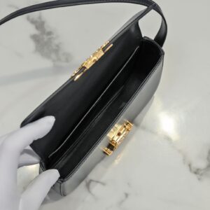 Túi Celine Triomphe Shoulder Bag Replica 11 Nữ Màu Đen 20x12cm (2)