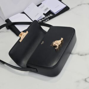 Túi Celine Triomphe Shoulder Bag Replica 11 Nữ Màu Đen 20x12cm (2)