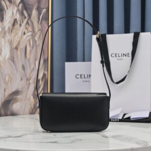 Túi Celine Triomphe Shoulder Bag Replica 11 Nữ Màu Đen 20x12cm (2)