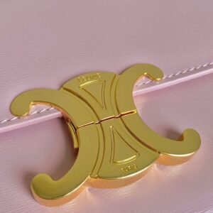 Túi Celine Triomphe Shoulder Bag Replica 11 Nữ Màu Hồng 18 (2)