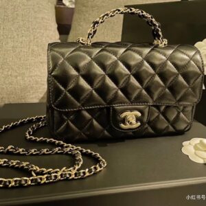 Túi Chanel Gabrielle Quai Đeo Đính Đá Replica 11 Cao Cấp 20cm (9)