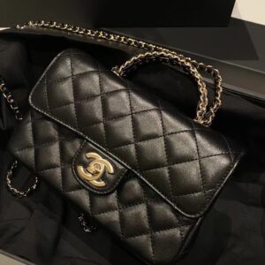 Túi Chanel Gabrielle Quai Đeo Đính Đá Replica 11 Cao Cấp 20cm (9)