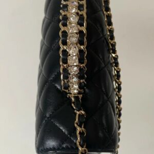 Túi Chanel Gabrielle Quai Đeo Đính Đá Replica 11 Cao Cấp 20cm (9)