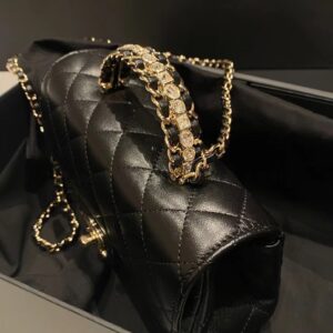 Túi Chanel Gabrielle Quai Đeo Đính Đá Replica 11 Cao Cấp 20cm (9)