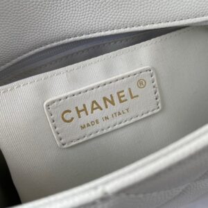 Túi Chanel Handle Mini Replica 11 Cao Cấp Màu Trắng 20cm (1)