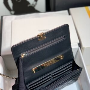 Túi Chanel Quai Cầm Cầu Vồng Replica 11 Cao Cấp Màu Đen 19x12cm (2)