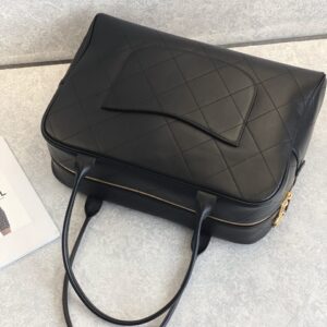 Túi Chanel Shopping Bag Rep 11 Cao Cấp Nữ Màu Đen 30x45x15cm (2)