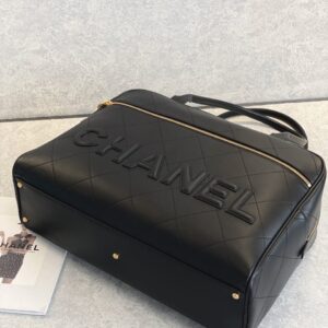 Túi Chanel Shopping Bag Rep 11 Cao Cấp Nữ Màu Đen 30x45x15cm (2)