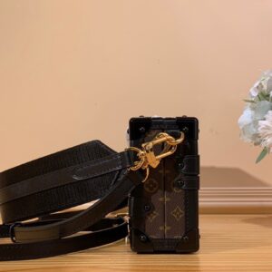 Túi Dạng Hộp Louis Vuitton LV Petite Malle Họa Tiết Monogram Rep 11 27x12x6 (2)