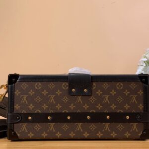 Túi Dạng Hộp Louis Vuitton LV Petite Malle Họa Tiết Monogram Rep 11 27x12x6 (2)