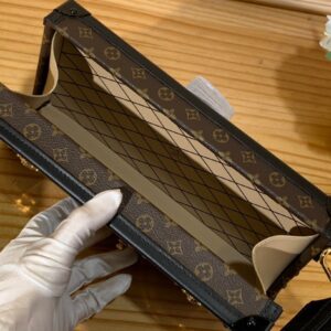 Túi Dạng Hộp Louis Vuitton LV Petite Malle Họa Tiết Monogram Rep 11 27x12x6 (2)