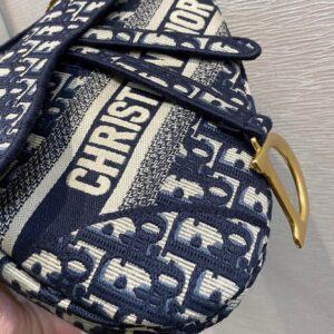 Túi Dior Saddle Yên Ngựa Họa Tiết Dior Canvas Rep 11 Cao Cấp 25x20x6 (2)
