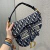 Túi Dior Saddle Yên Ngựa Họa Tiết Dior Canvas Rep 11 Cao Cấp 25x20x6 (2)