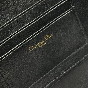 Túi Dior Signature Thiết Kế Hình Bầu Dục Rep 11 Nữ Màu Đen 18x6 (2)