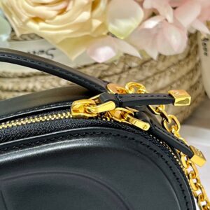 Túi Dior Signature Thiết Kế Hình Bầu Dục Rep 11 Nữ Màu Đen 18x6 (2)