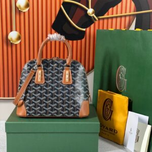 Túi Goyard Alma Vendome Nữ Họa Tiết Monogram Like Auth 24cm (2)