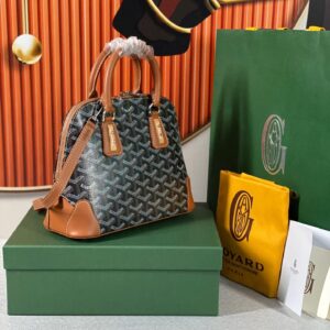 Túi Goyard Alma Vendome Nữ Họa Tiết Monogram Like Auth 24cm (2)