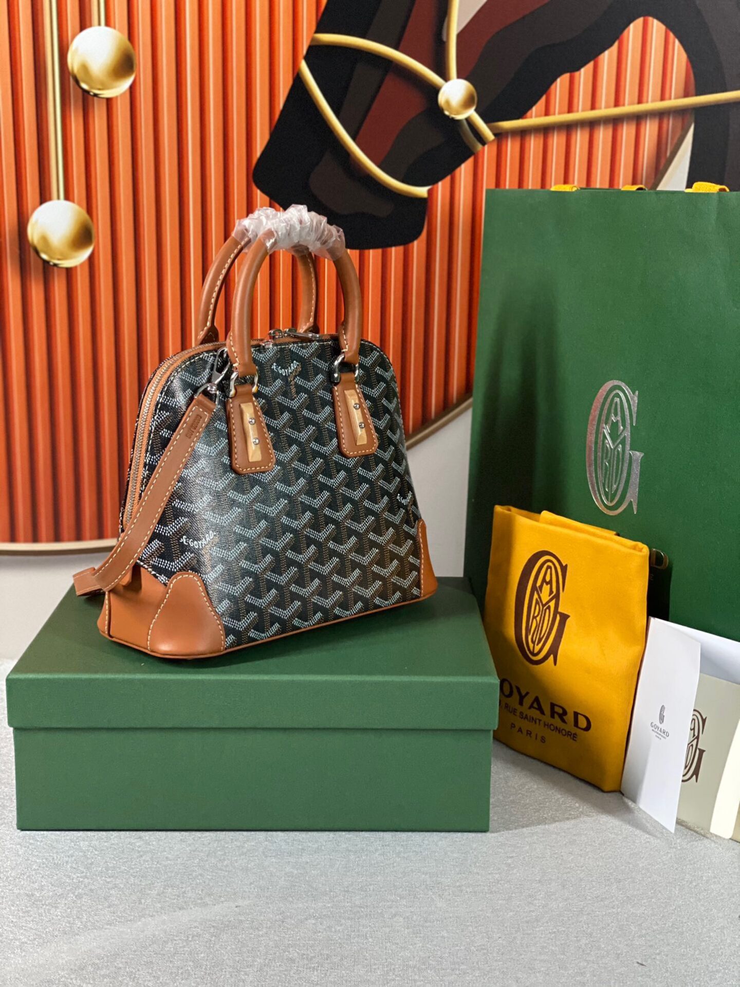 Túi Goyard Alma Vendome Nữ Họa Tiết Monogram Like Auth 24cm (7) Túi Goyard Alma Vendome Nữ Họa Tiết Monogram Like Auth 24cm (2)