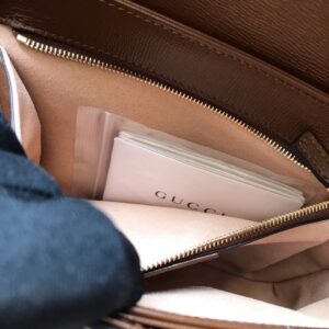 Túi Gucci 1955 Horsebit Replica 11 Nữ Da Mịn Màu Nâu 25cm (2)