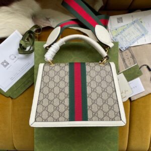 Túi Gucci Queen Margarnet Logo Guci Ong Replica 11 Cao Cấp 25.5x17 (2)