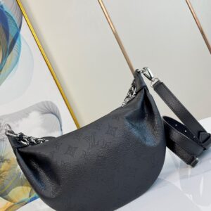 Túi Louis Vuitton LV Baia Mahina Họa Tiết Hoa Mono Màu Đen 26x17x7 (2)