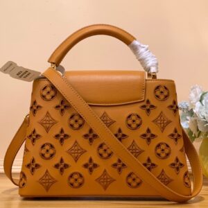 Túi Louis Vuitton LV Capucines Rep 11 Cao Cấp Nữ Màu Nâu 27x18x9cm (2)