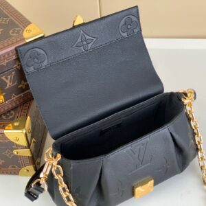 Túi Louis Vuitton LV Favorite Like Auth Màu Đen Họa Tiết Monogram 24x14cm (2)