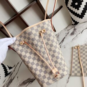 Túi Louis Vuitton LV Never Full Họa Tiết Monogram Rep 11 Màu Trắng 32x29x17cm (1)