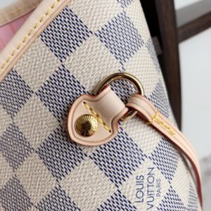 Túi Louis Vuitton LV Never Full Họa Tiết Monogram Rep 11 Màu Trắng 32x29x17cm (1)