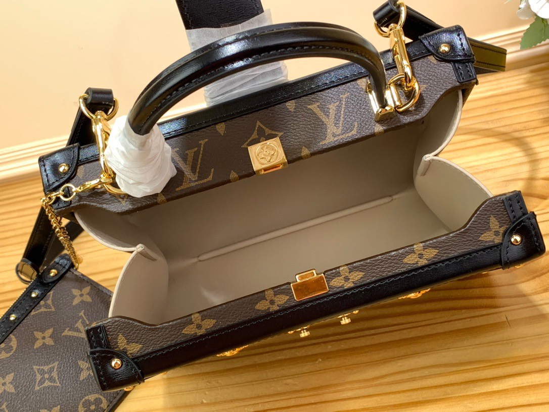 Túi Louis Vuitton LV Petite Malle V Replica 11 Họa Tiết Monogram 24x16x13cm (6) Túi Louis Vuitton LV Petite Malle V Replica 11 Họa Tiết Monogram 24x16x13cm (1)