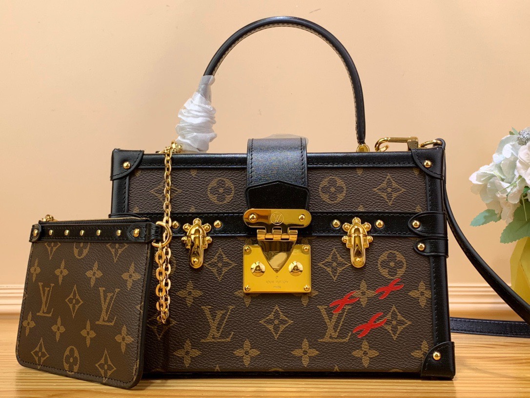 Túi Louis Vuitton LV Petite Malle V Replica 11 Họa Tiết Monogram 24x16x13cm (7) Túi Louis Vuitton LV Petite Malle V Replica 11 Họa Tiết Monogram 24x16x13cm (1)