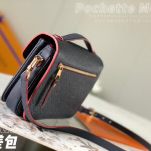 Túi Louis Vuitton LV Pochette Metis Replica 11 Họa Tiết Mono Dập Chìm 25x19x7cm (2)