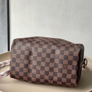 Túi Louis Vuitton LV Speedy Hoạ Tiết Damier Ebene Rep 11 Cao Cấp 25x22x15cm (2)