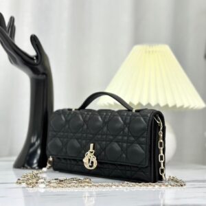 Túi Rep 11 Cao Cấp Dior Woc Nữ Màu Đen 21x11 (2)