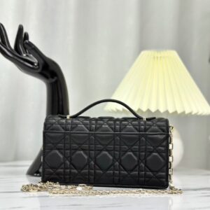 Túi Rep 11 Cao Cấp Dior Woc Nữ Màu Đen 21x11 (2)