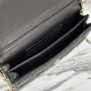 Túi Rep 11 Cao Cấp Dior Woc Nữ Màu Đen 21x11 (2)