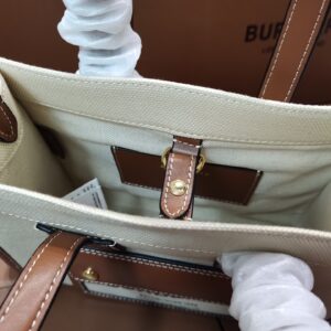 Túi Xách Burberry Horseferry Replica 11 Họa Tiết Truyền Thồng 23x8x19cm (2)