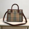 Túi Xách Burberry Vintage Replica 11 Nữ Họa Tiết Kẻ Logo 26×13 (2)