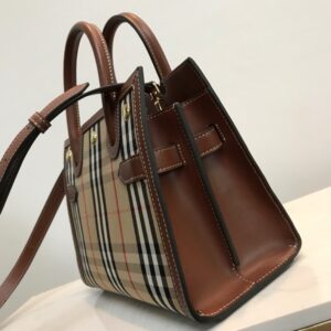 Túi Xách Burberry Vintage Replica 11 Nữ Họa Tiết Kẻ Logo 26×13 (2)