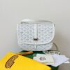 Túi Xách Cao Cấp Goyard Họa Tiết Logo Truyền Thống Màu Trắng 22x16x7cm (2)