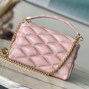 Túi Xách Cao Cấp Louis Vuitton LV Twist Nữ Màu Hồng 23x16x10cm (2)