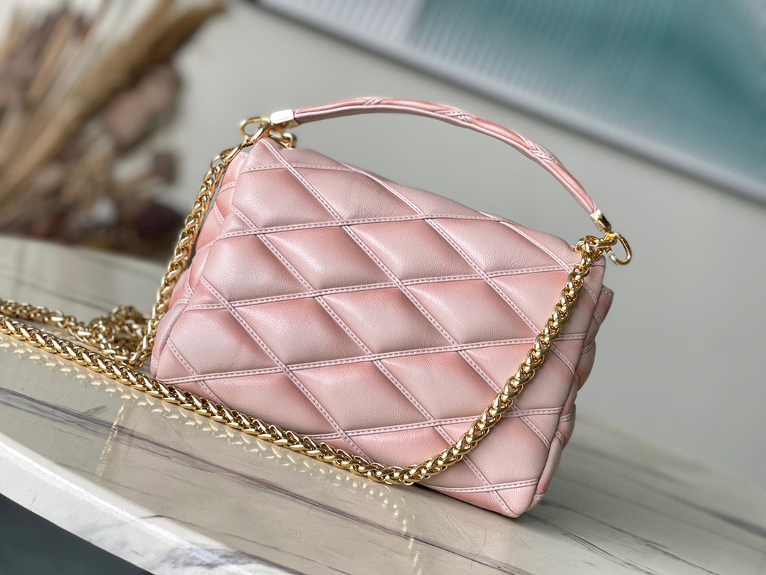 Túi Xách Cao Cấp Louis Vuitton LV Twist Nữ Màu Hồng 23x16x10cm (1) Túi Xách Cao Cấp Louis Vuitton LV Twist Nữ Màu Hồng 23x16x10cm (2)