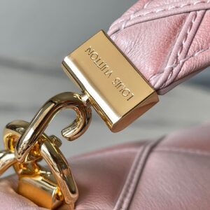 Túi Xách Cao Cấp Louis Vuitton LV Twist Nữ Màu Hồng 23x16x10cm (2)