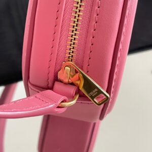 Túi Xách Celine Mini Replica 11 Hình Bầu Dục Màu Hồng 16×12 (2)