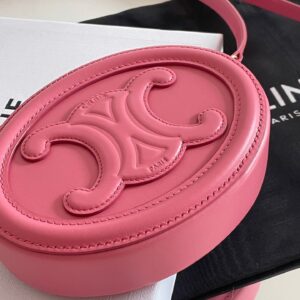 Túi Xách Celine Mini Replica 11 Hình Bầu Dục Màu Hồng 16×12 (2)
