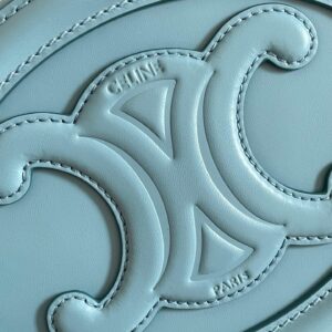 Túi Xách Celine Mini Replica 11 Hình Bầu Dục Màu Xanh Dương 16x12 (2)