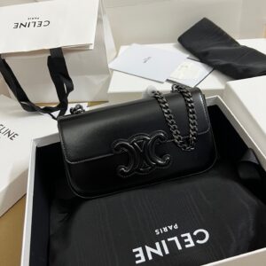 Túi Xách Celine So Black Replica 11 Cao Cấp Nữ Màu Đen 20x12cm (2)