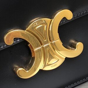 Túi Xách Celine Triomphe Shoulder Bag Replica 11 Khóa Vàng Bóng 18 (2)
